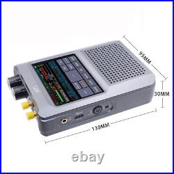 10kHz to 2GHz Touch LCD Radio Receiver with Noise Cancelling Technology