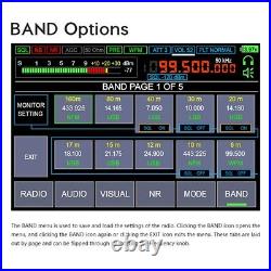 10kHz to 2GHz Touch LCD Radio Receiver with Noise Cancelling Technology