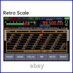 10kHz to 2GHz Touch LCD Radio Receiver with Noise Cancelling Technology