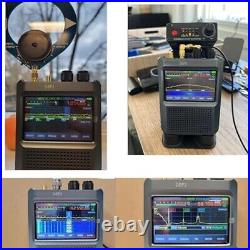 10kHz to 2GHz Touch LCD Radio Receiver with Noise Cancelling Technology