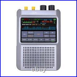 10kHz to 2GHz Touch LCD Radio Receiver with Noise Cancelling Technology