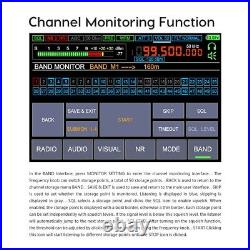 10kHz to 2GHz Touch LCD Radio Receiver with Noise Cancelling Technology