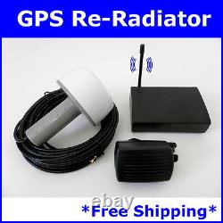 54dB GPS Antenna Amplifier Receiver Repeater BA-50 Full kit 10m+10m Cable