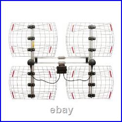 8-Element Bowties Range, Multi-directional, Indoor, Attic, TV Antenna 70 Mile