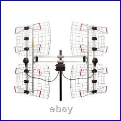 8-Element Bowties Range, Multi-directional, Indoor, Attic, TV Antenna 70 Mile