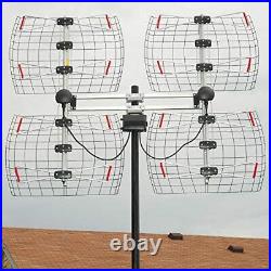 8-Element Bowties Range, Multi-directional, Indoor, Attic, TV Antenna 70 Mile