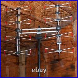 8-Element Bowties Range, Multi-directional, Indoor, Attic, TV Antenna 70 Mile