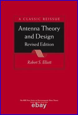 Antenna Theory & Design, Hardcover by Elliott, Robert Stratman, Like New Used