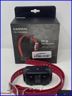 Garmin PT10 Additional Dog Device Red Collar Strap Sport PRO, PRO 70, PRO 550