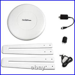 HDTV Antenna 360° Omni-Directional Reception Amplified Outdoor TV Antenna 150