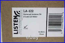 Listen Technologies LA-122 Universal Antenna Kit in Original Box (1621-54)