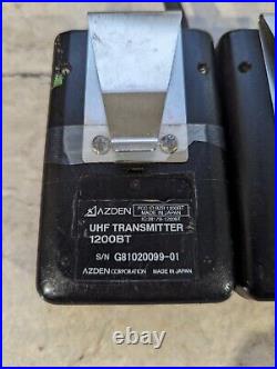 Lot of 5 Azden 1201BT/1200BT Wireless UHF Bodypack Transmitter Power On Tested