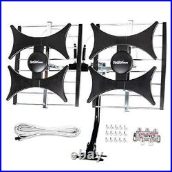 Newest 2021 Multi-Directional 4V HDTV Antenna up Antenna with J Pole + kit