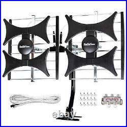 Newest 2021 Multi-Directional 4V HDTV Antenna up Antenna with J Pole + kit