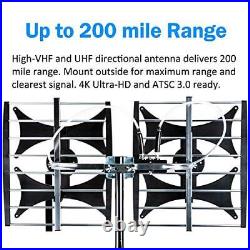 Newest 2021 Multi-Directional 4V HDTV Antenna up Antenna with J Pole + kit