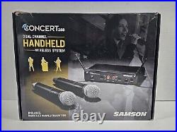 Samson Concert 288 Dual-Channel Handheld Wireless System Black Read