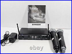 Samson Concert 288 Dual-Channel Handheld Wireless System Black Read