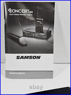 Samson Concert 288 Dual-Channel Handheld Wireless System Black Read