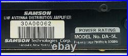 Samson Technologies DA-5 UHF Antenna Distribution Amplifier 8523