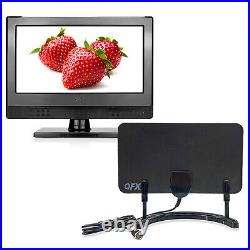 Small TV with Advanced LED Technology 13.3 inch LED TV with 35 Mile Range Antenna