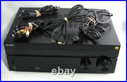 Sony STRDH750 7.2 Channel Full 4k HD A/V Receiver TESTED W HDMI AV CABLES BUNDLE
