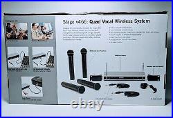 Stage v466 Quad Vocal Wireless System B Band by Samson Technologies