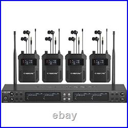 Wireless in Ear Monitor System, Quad-Channel Wireless IEM System, Metal IEM